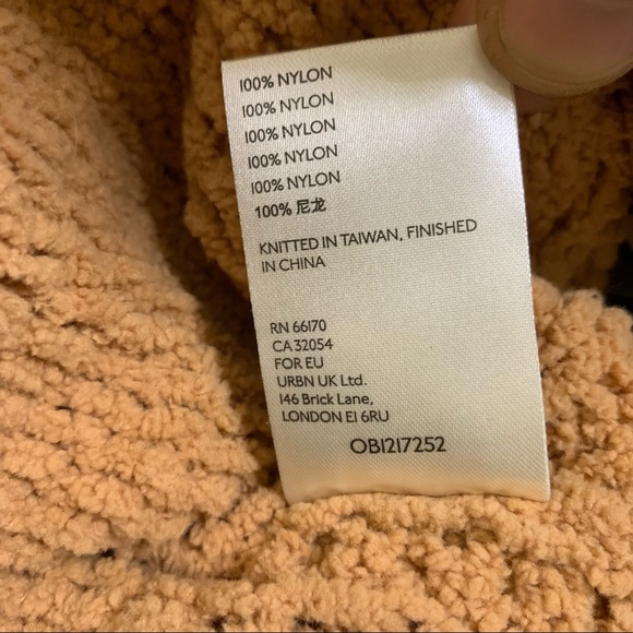 NWT Free People Be Yours Cowl Neck Camel Pullover - Picture 10 of 11